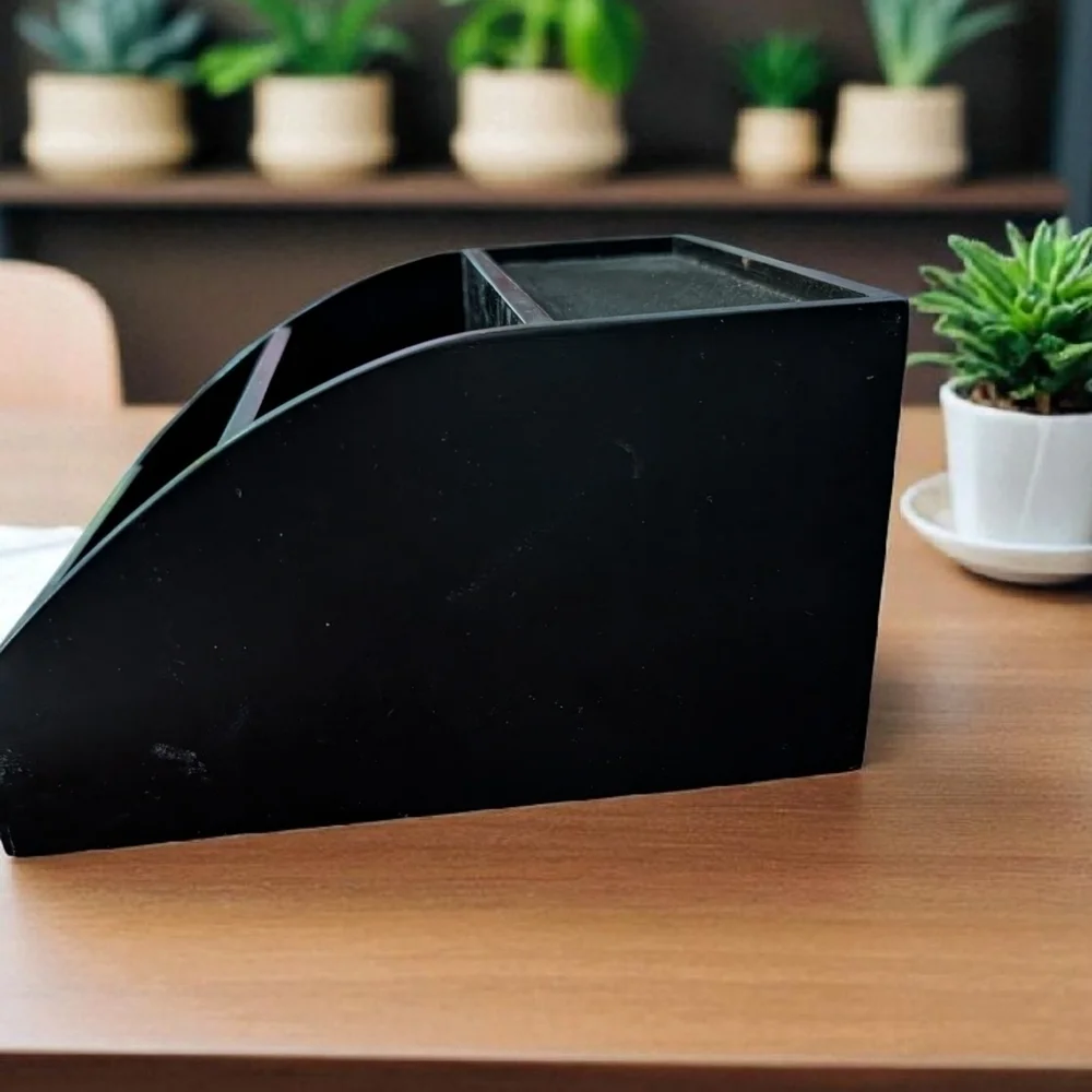 Compact Charging Station Black Wooden (EUC)